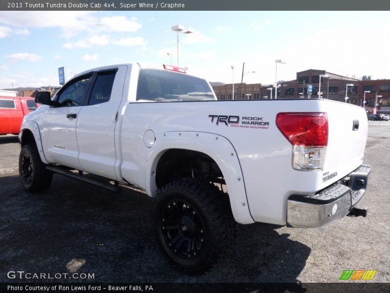 Super White / Graphite 2013 Toyota Tundra Double Cab 4x4