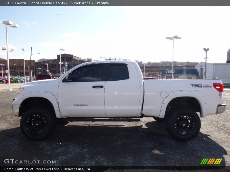 Super White / Graphite 2013 Toyota Tundra Double Cab 4x4