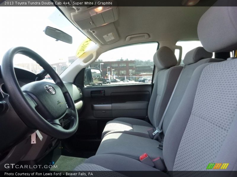 Super White / Graphite 2013 Toyota Tundra Double Cab 4x4