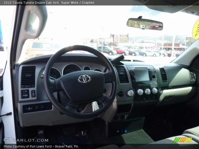 Super White / Graphite 2013 Toyota Tundra Double Cab 4x4