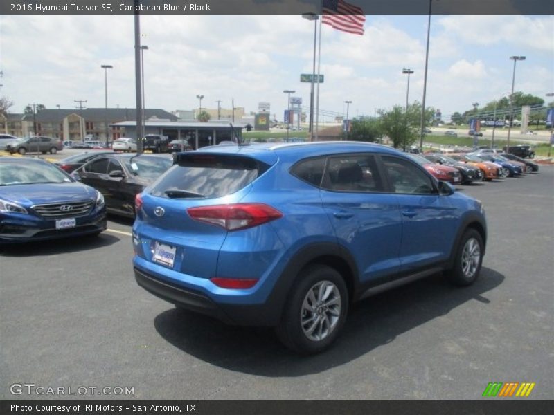 Caribbean Blue / Black 2016 Hyundai Tucson SE
