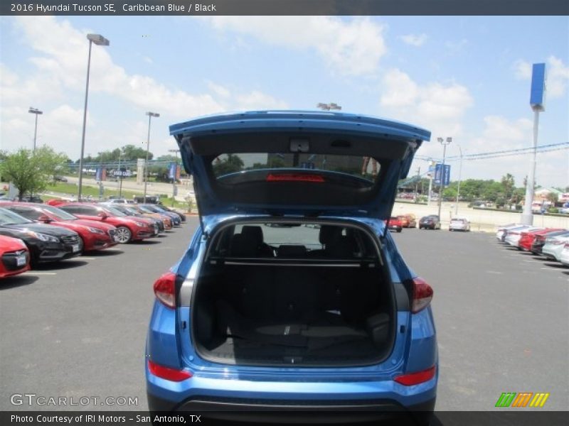 Caribbean Blue / Black 2016 Hyundai Tucson SE