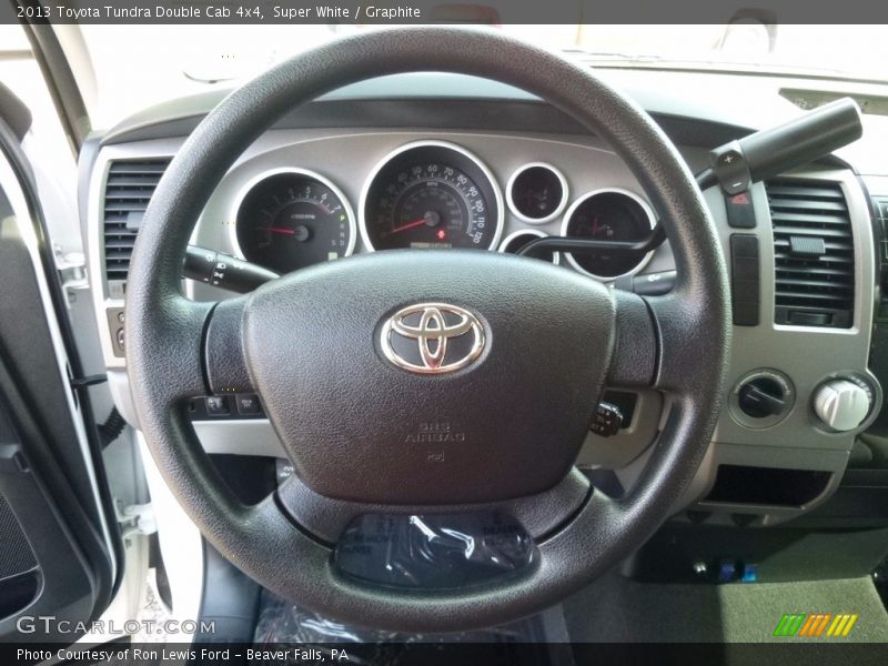Super White / Graphite 2013 Toyota Tundra Double Cab 4x4
