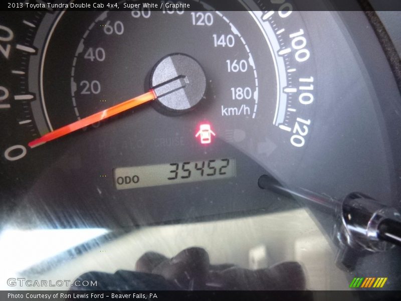 Super White / Graphite 2013 Toyota Tundra Double Cab 4x4