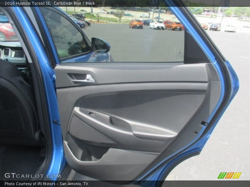 Caribbean Blue / Black 2016 Hyundai Tucson SE