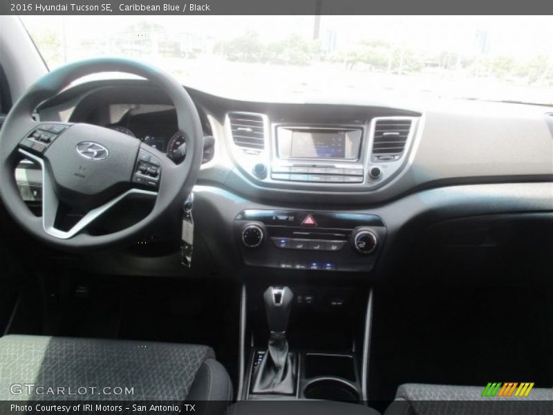 Caribbean Blue / Black 2016 Hyundai Tucson SE