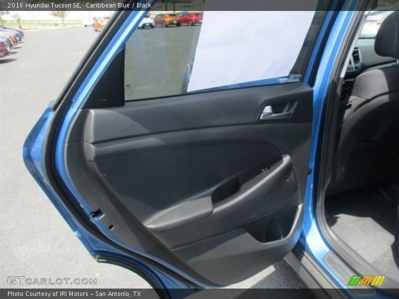 Caribbean Blue / Black 2016 Hyundai Tucson SE