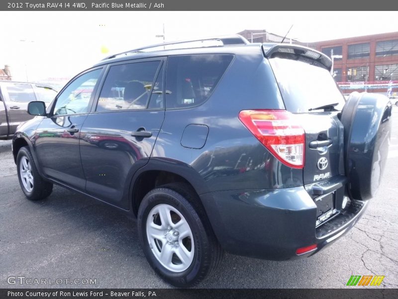 Pacific Blue Metallic / Ash 2012 Toyota RAV4 I4 4WD