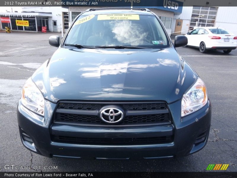 Pacific Blue Metallic / Ash 2012 Toyota RAV4 I4 4WD