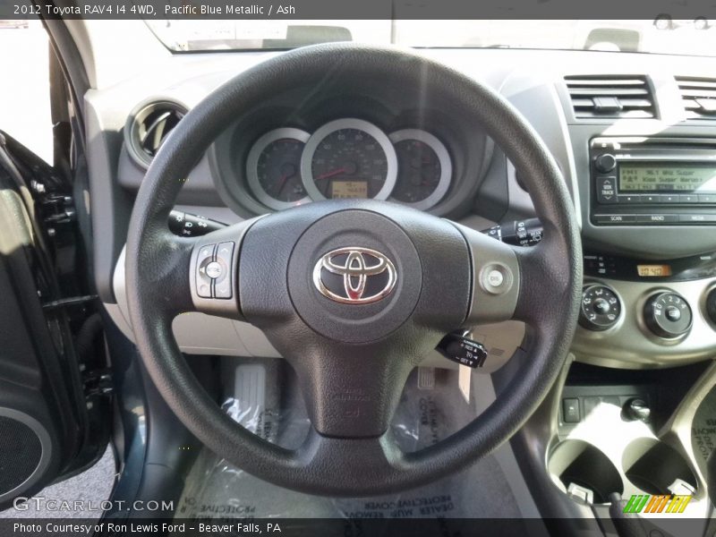 Pacific Blue Metallic / Ash 2012 Toyota RAV4 I4 4WD