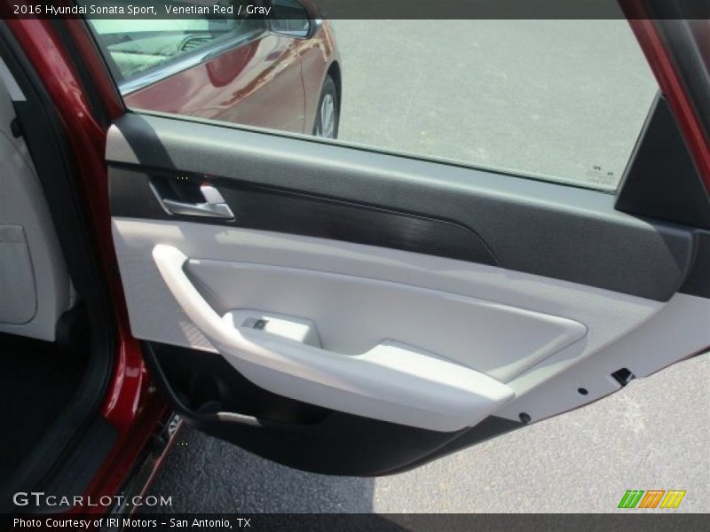 Venetian Red / Gray 2016 Hyundai Sonata Sport