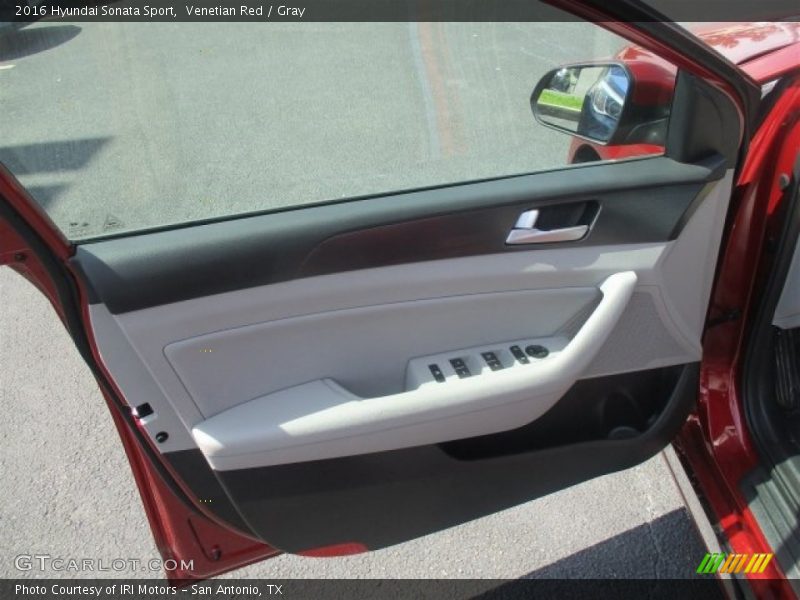 Venetian Red / Gray 2016 Hyundai Sonata Sport