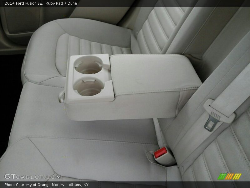Ruby Red / Dune 2014 Ford Fusion SE