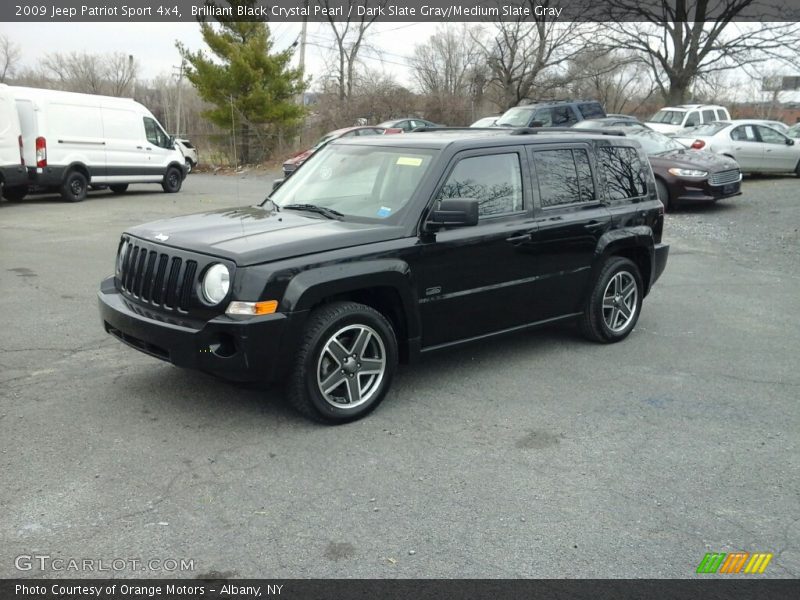 Brilliant Black Crystal Pearl / Dark Slate Gray/Medium Slate Gray 2009 Jeep Patriot Sport 4x4