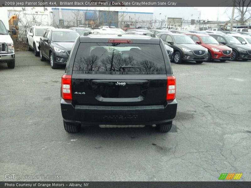 Brilliant Black Crystal Pearl / Dark Slate Gray/Medium Slate Gray 2009 Jeep Patriot Sport 4x4