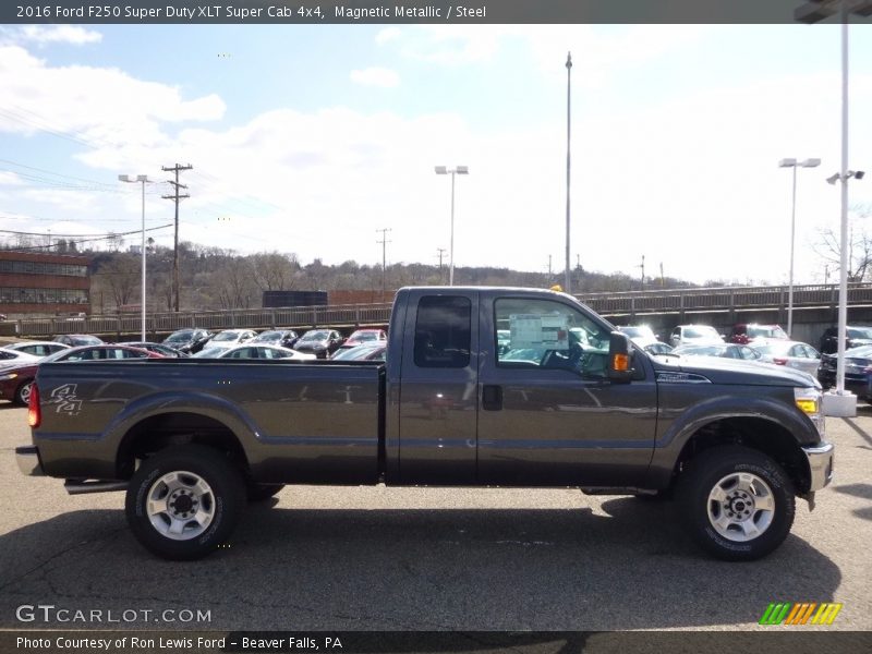 Magnetic Metallic / Steel 2016 Ford F250 Super Duty XLT Super Cab 4x4