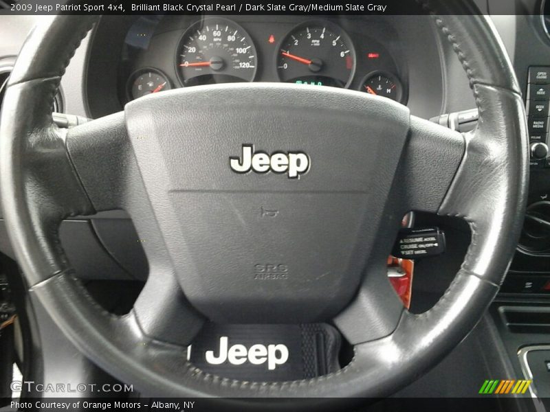 Brilliant Black Crystal Pearl / Dark Slate Gray/Medium Slate Gray 2009 Jeep Patriot Sport 4x4