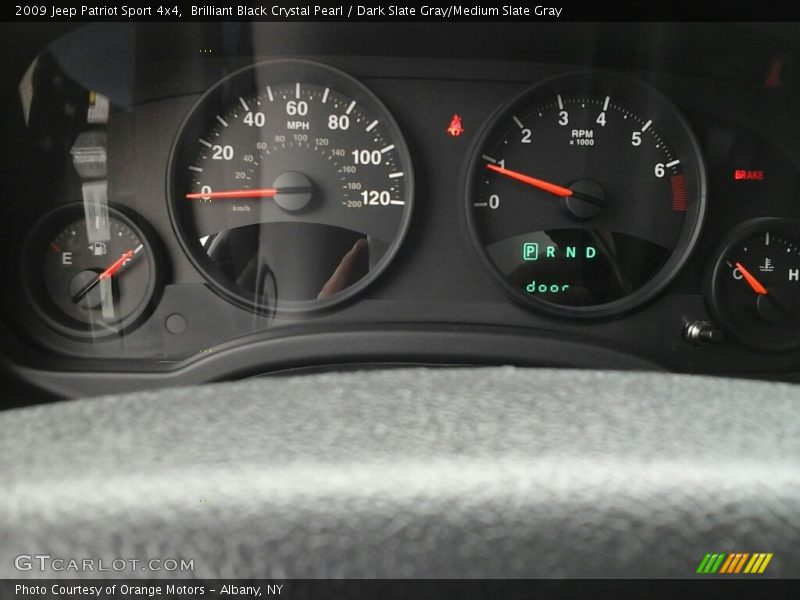 Brilliant Black Crystal Pearl / Dark Slate Gray/Medium Slate Gray 2009 Jeep Patriot Sport 4x4