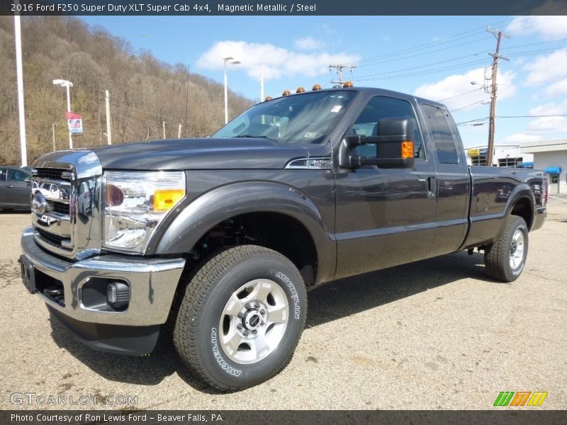Magnetic Metallic / Steel 2016 Ford F250 Super Duty XLT Super Cab 4x4