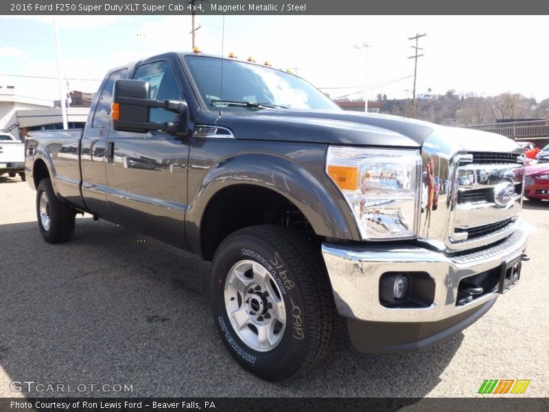 Magnetic Metallic / Steel 2016 Ford F250 Super Duty XLT Super Cab 4x4