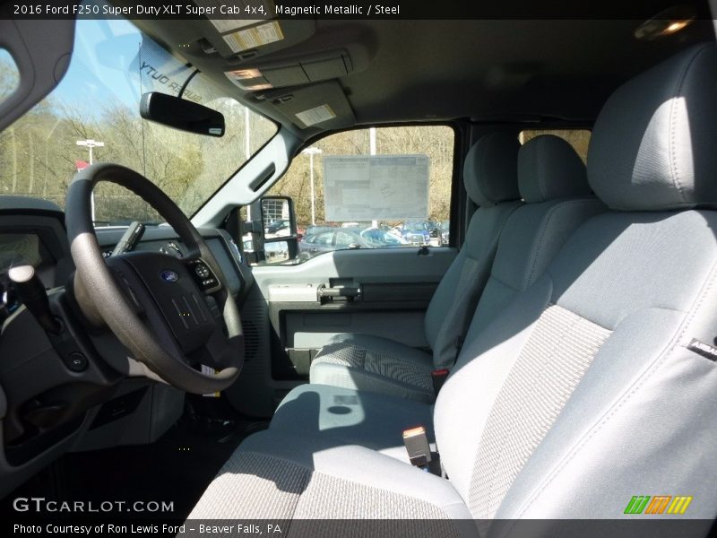 Magnetic Metallic / Steel 2016 Ford F250 Super Duty XLT Super Cab 4x4