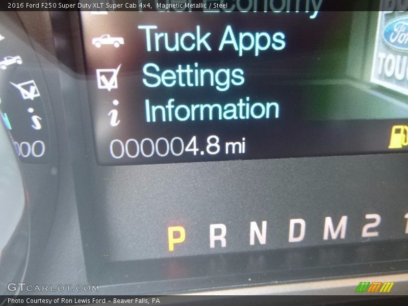 Magnetic Metallic / Steel 2016 Ford F250 Super Duty XLT Super Cab 4x4