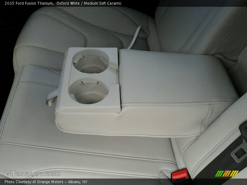 Oxford White / Medium Soft Ceramic 2015 Ford Fusion Titanium