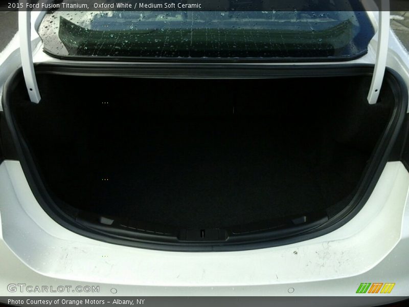 Oxford White / Medium Soft Ceramic 2015 Ford Fusion Titanium