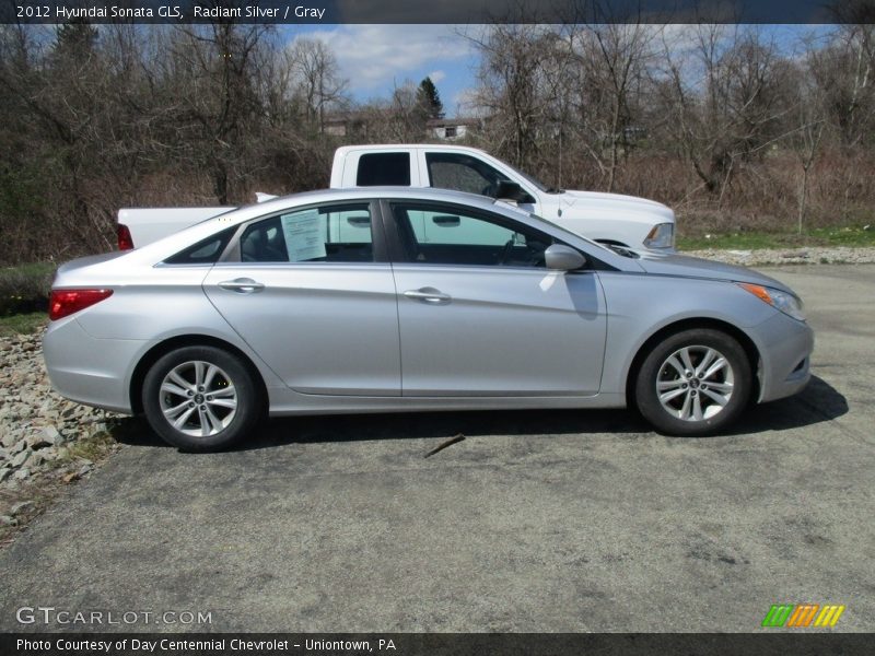 Radiant Silver / Gray 2012 Hyundai Sonata GLS