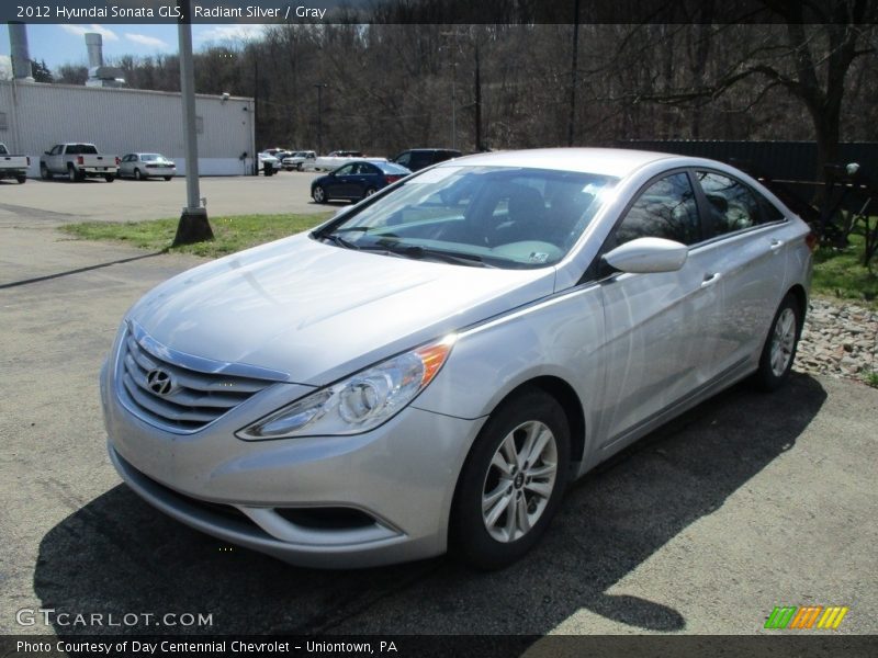 Radiant Silver / Gray 2012 Hyundai Sonata GLS