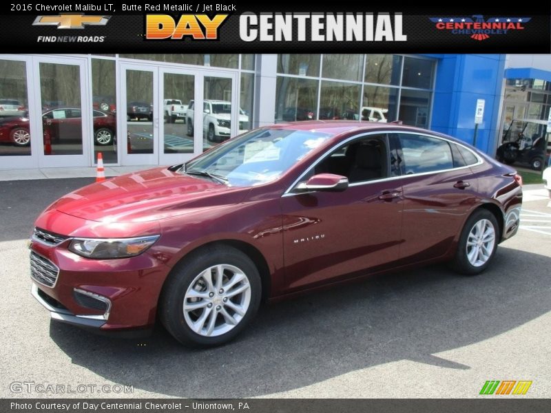 Butte Red Metallic / Jet Black 2016 Chevrolet Malibu LT