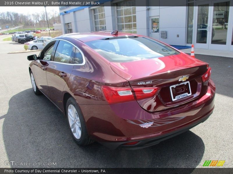 Butte Red Metallic / Jet Black 2016 Chevrolet Malibu LT