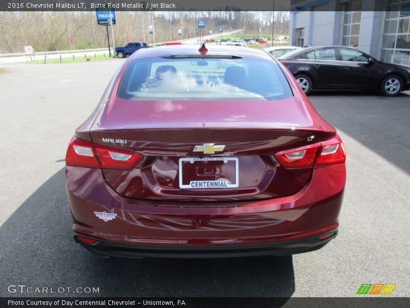 Butte Red Metallic / Jet Black 2016 Chevrolet Malibu LT