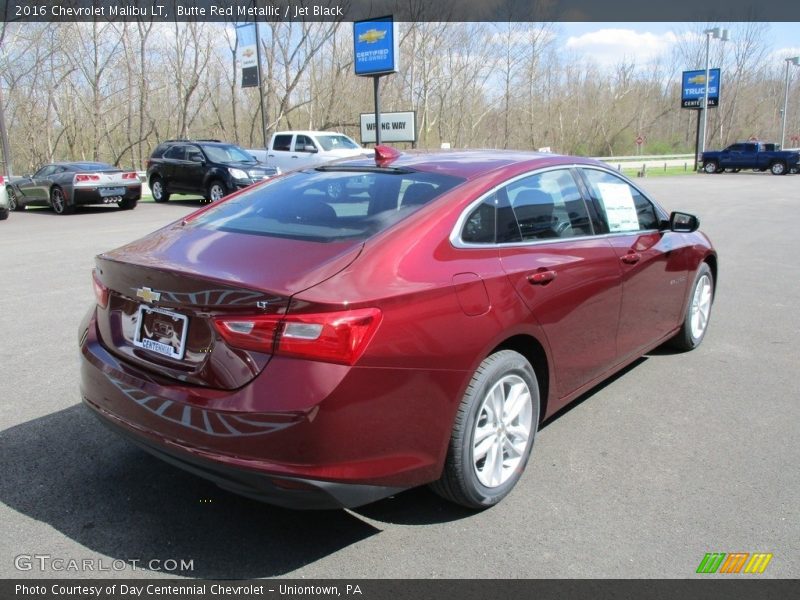 Butte Red Metallic / Jet Black 2016 Chevrolet Malibu LT