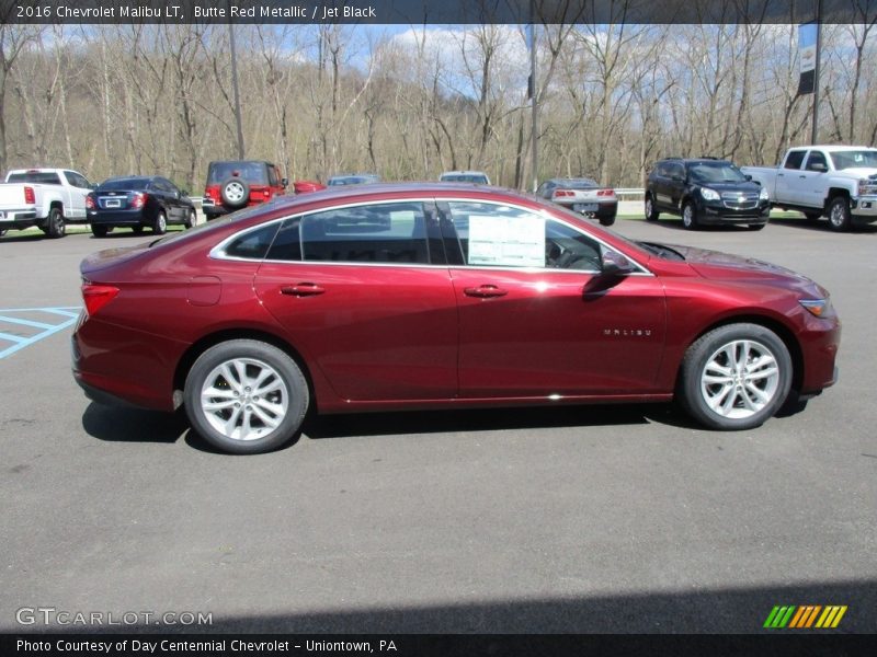 Butte Red Metallic / Jet Black 2016 Chevrolet Malibu LT