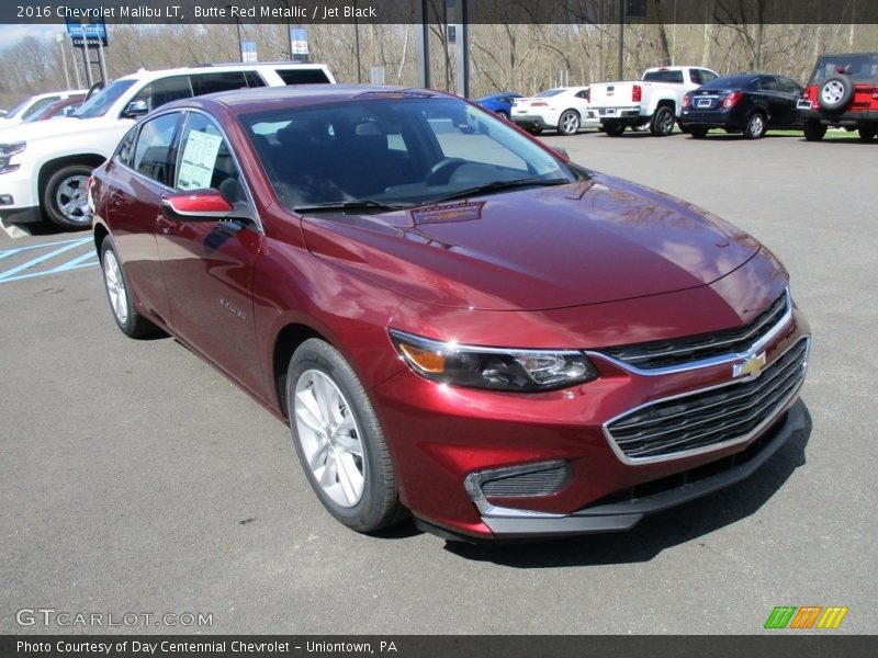 Butte Red Metallic / Jet Black 2016 Chevrolet Malibu LT
