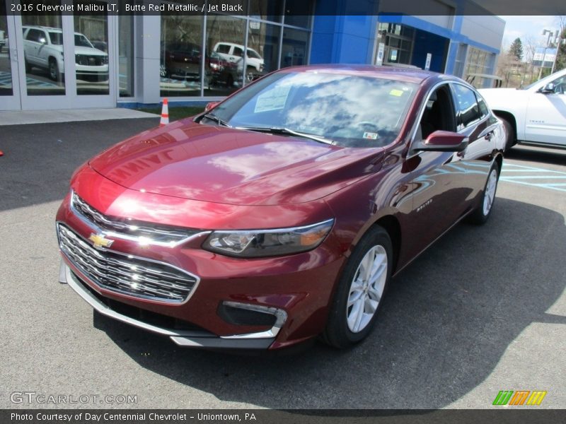 Butte Red Metallic / Jet Black 2016 Chevrolet Malibu LT