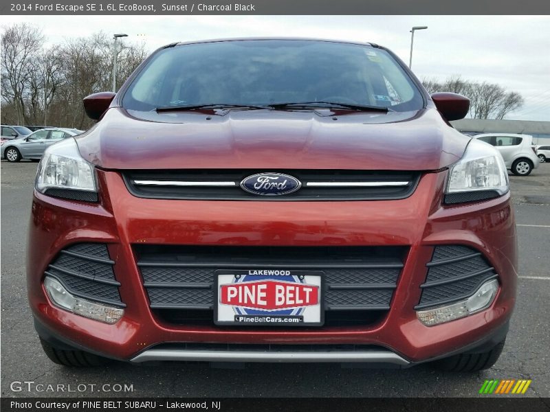 Sunset / Charcoal Black 2014 Ford Escape SE 1.6L EcoBoost