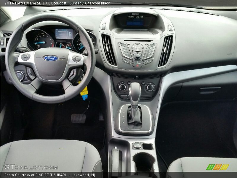 Sunset / Charcoal Black 2014 Ford Escape SE 1.6L EcoBoost