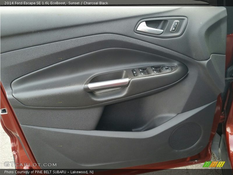 Sunset / Charcoal Black 2014 Ford Escape SE 1.6L EcoBoost