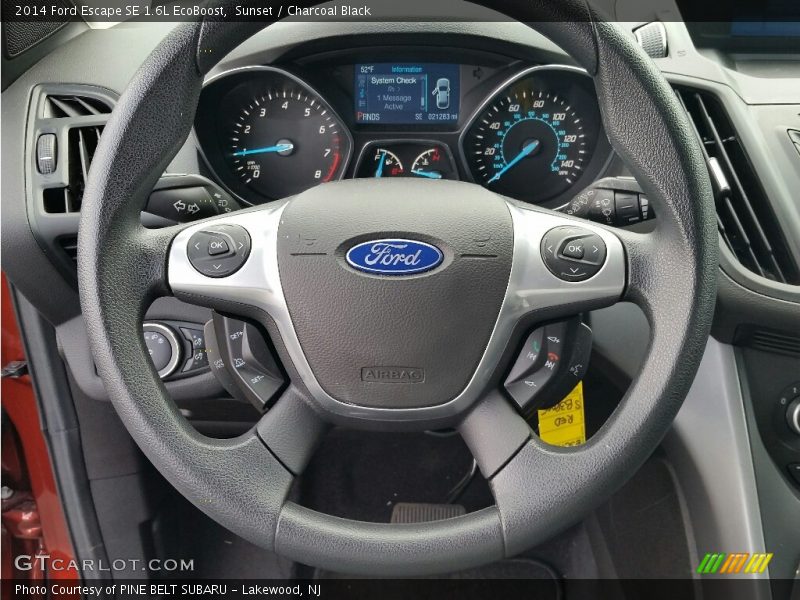 Sunset / Charcoal Black 2014 Ford Escape SE 1.6L EcoBoost
