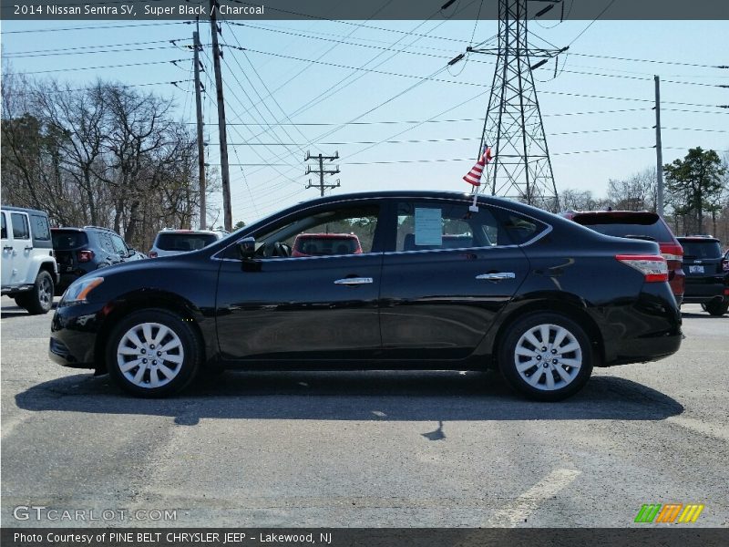 Super Black / Charcoal 2014 Nissan Sentra SV