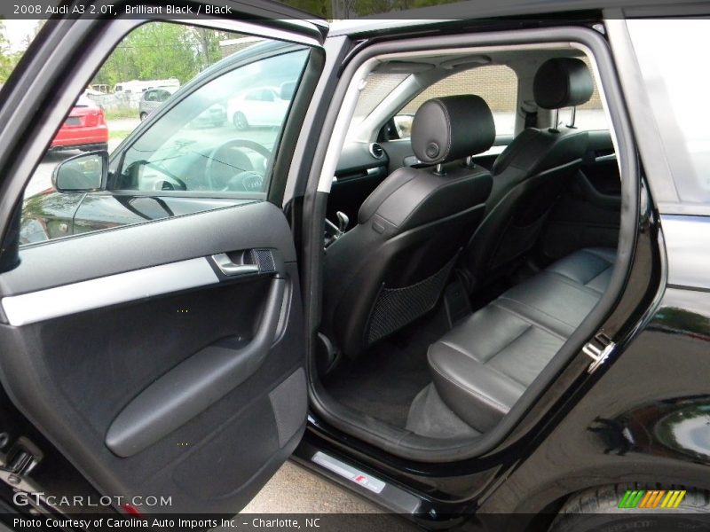 Brilliant Black / Black 2008 Audi A3 2.0T