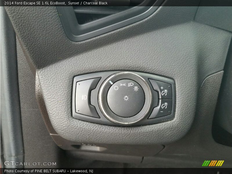 Sunset / Charcoal Black 2014 Ford Escape SE 1.6L EcoBoost
