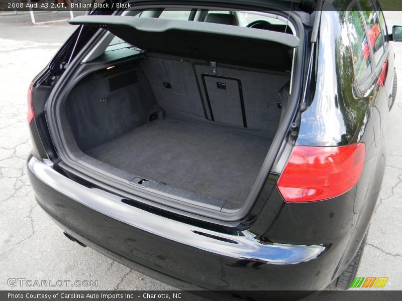 Brilliant Black / Black 2008 Audi A3 2.0T