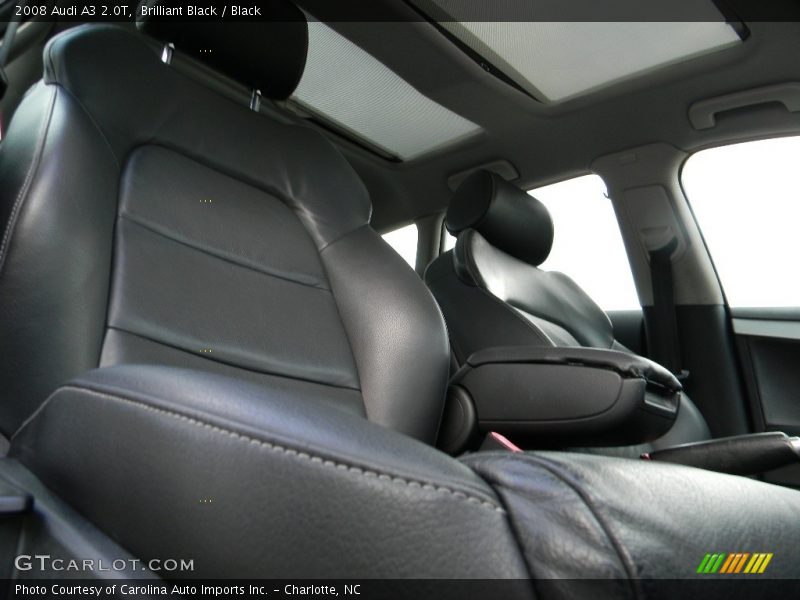 Brilliant Black / Black 2008 Audi A3 2.0T