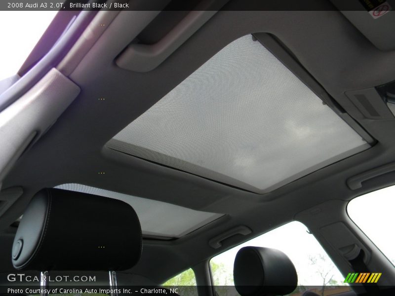 Brilliant Black / Black 2008 Audi A3 2.0T