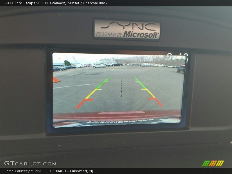 Sunset / Charcoal Black 2014 Ford Escape SE 1.6L EcoBoost