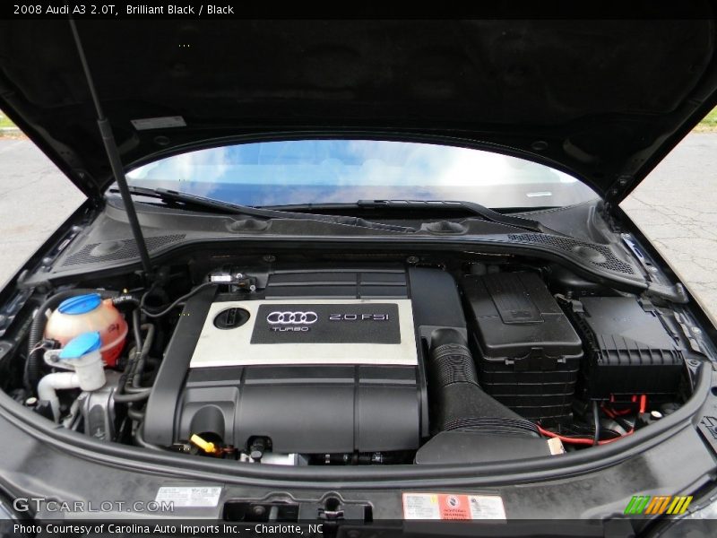 Brilliant Black / Black 2008 Audi A3 2.0T