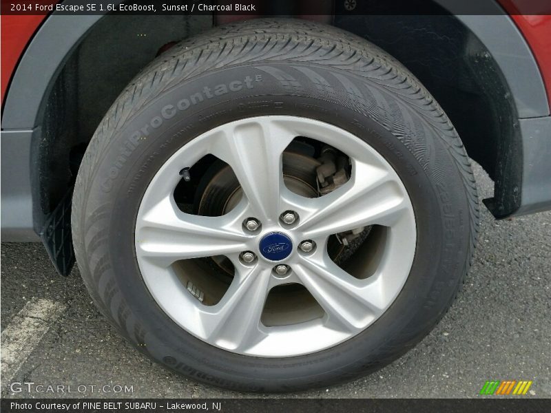 Sunset / Charcoal Black 2014 Ford Escape SE 1.6L EcoBoost